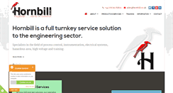 Desktop Screenshot of hornbill.co.uk